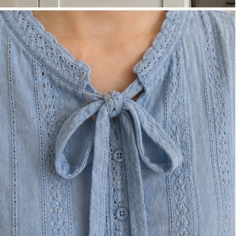 Black Ruffle Blouse - Picture 4 of 6